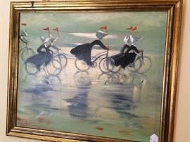 Jean Appleton; from "The Nuns" series, oil on canvas, 19” X 23” showing