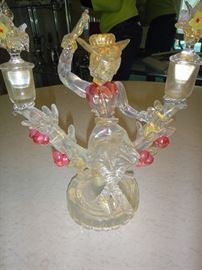 Glass Figurines / Candle holders 