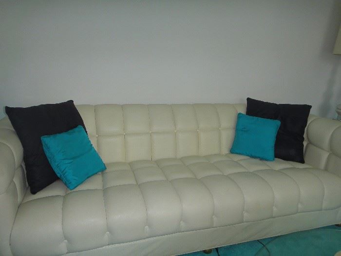 Vintage Naugahyde sofa, great condition. 