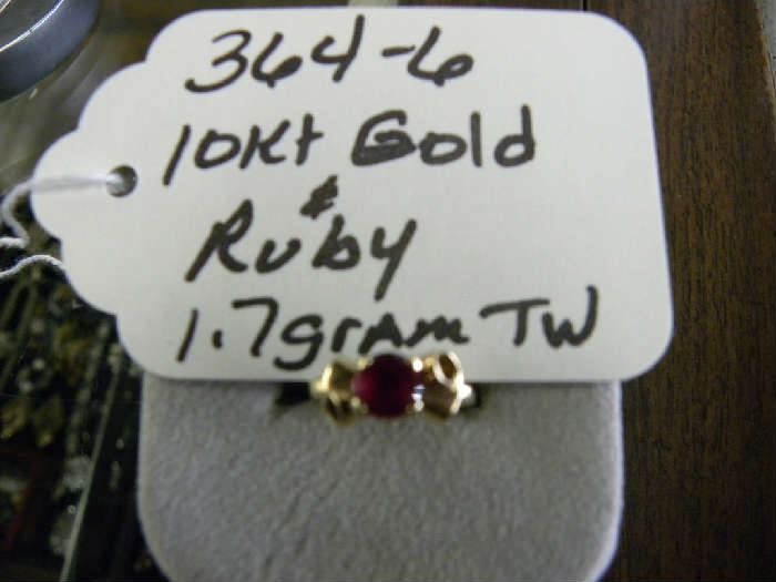 10kt Gold & Ruby Ring
