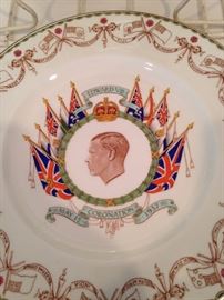 Cauldon china plate from May 1937 - English Coronation