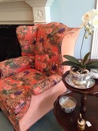 Antique mahogany tiered table