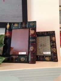 Book motif picture frames