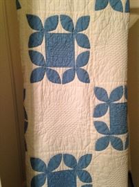 One of several vintage quilts