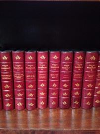 Leather bound "Works of Shakespeare"