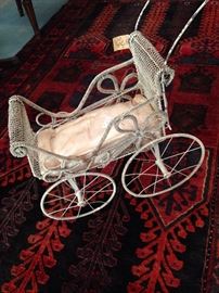 Victorian baby doll carriage