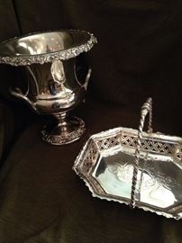 Other fine pieces of silver and/or silver plate