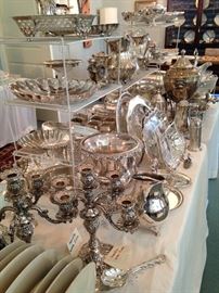 More fabulous silver and silver plate serving pieces