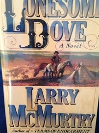 Autographed first edition of Larry McMurtry's "Lonesome Dove"  - 