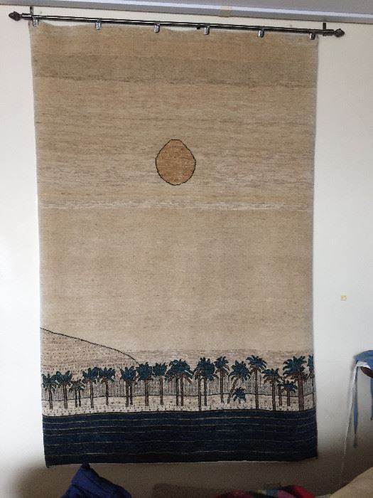Handmade Persian rug from "Zollanvari Co., 4'x6.5'