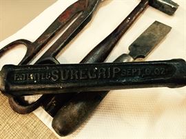 Handle detail of SUREGRIP "spanner c1902