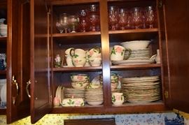 Hand Decorated Franciscan Dinnerware - Desert Rose Made in England Full Set