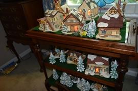 Lighted Hummel and Dept 56 Accessories