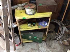 Kitchen cart in out building