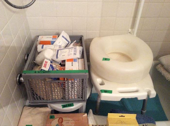 Bathroom - downstairs medical supplies