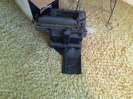 Upstairs - LC Smith typewriter