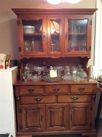 China cabinet with great glassware