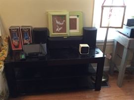 TV entertainment cabinet, stereo equipment