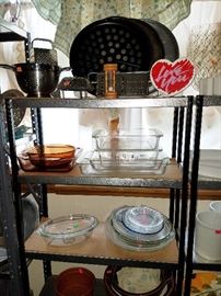 Assorted Cooking / Baking Items / Glassware
