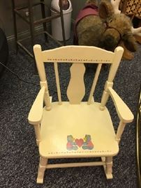 Childs wooden seat