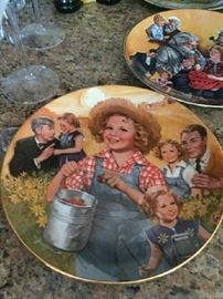 Shirley Temple collectors plates