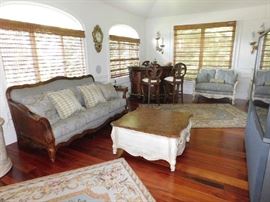 Schnadig sofa and coffee table