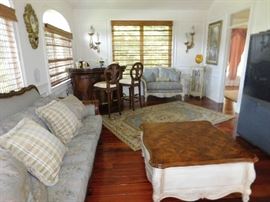 Schnadig sofa and coffee table