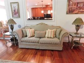 Schnadig sofa and coffee table set