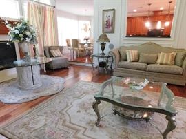 Schnadig coffee table, sofa and end tables