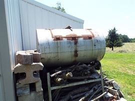 Large Metal Compost on Wheels