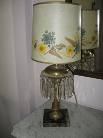 Brass and Marble lamp