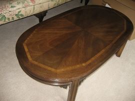 Lane inlaid coffee table