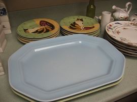 Large vintage platters