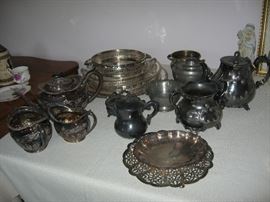 Silver plate pieces