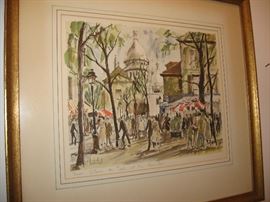 Herbelot Paris watercolor