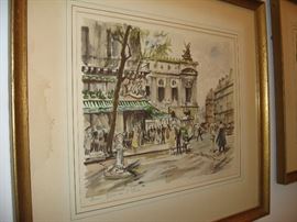 Herbelot Paris watercolor