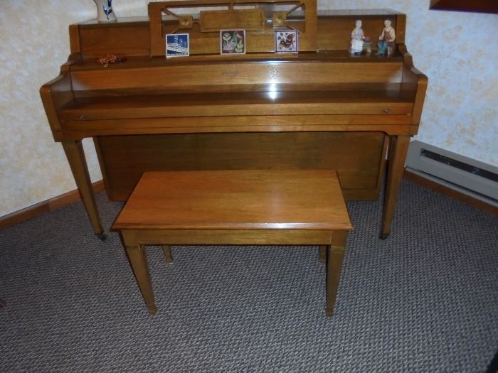 Janssen Piano and Bench - $80