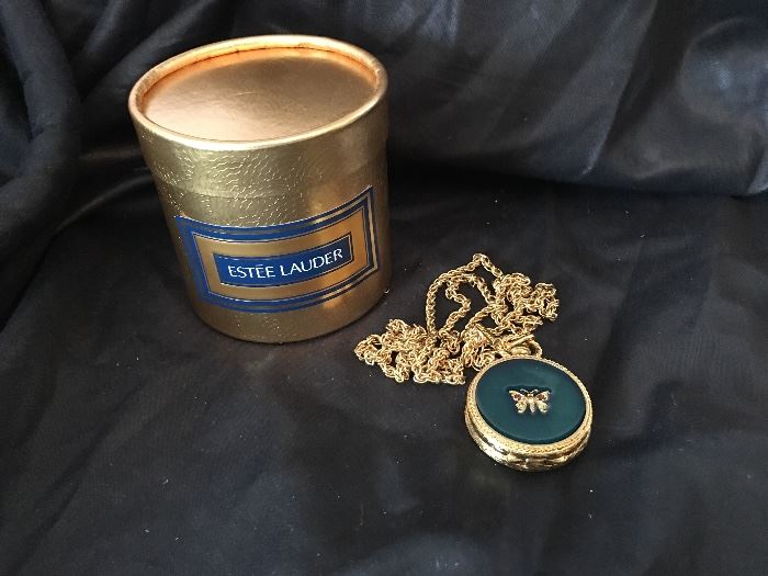 Solid perfume Golden Compact by Estée Lauder 