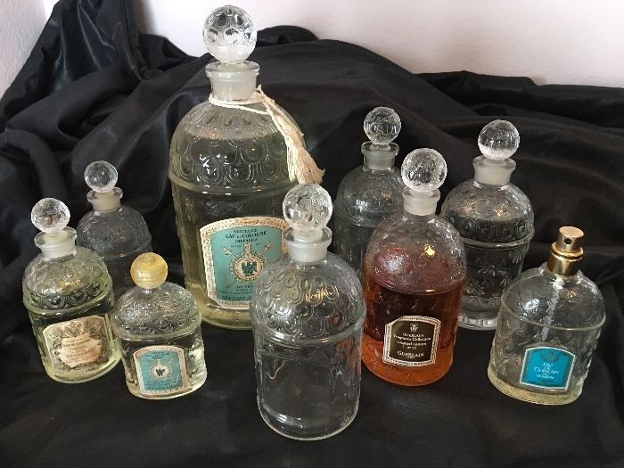 Collection of GUERLAIN bottles 
