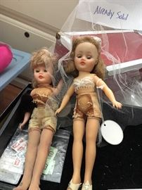 VintaGe 1960's dolls 