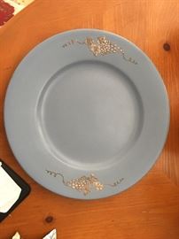Emilia Castillo plate with sterling decoration. Purchased at Neiman Marcus and tag still on it.