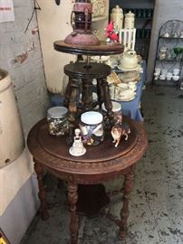 glass clawfoot piano stool