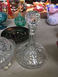 abc glass decanter, Libbey?