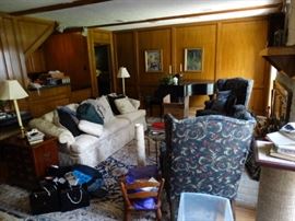 Sofa, Chairs, End Tables