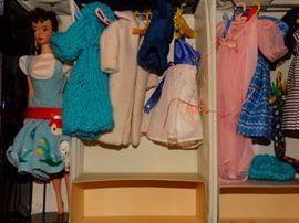 First Barbie $2800.00 includes, Doll, case, clothing, and accessories. All one money.