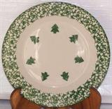 Christmas tree dinner plate