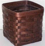 mahogany bathroom basket