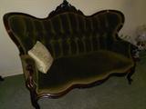 The Best Carved Mahogany Hi Back Sofa
