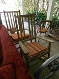 Pair of Early Rocking Chairs
