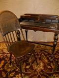 Mahogany Spinet Desk w/Chair